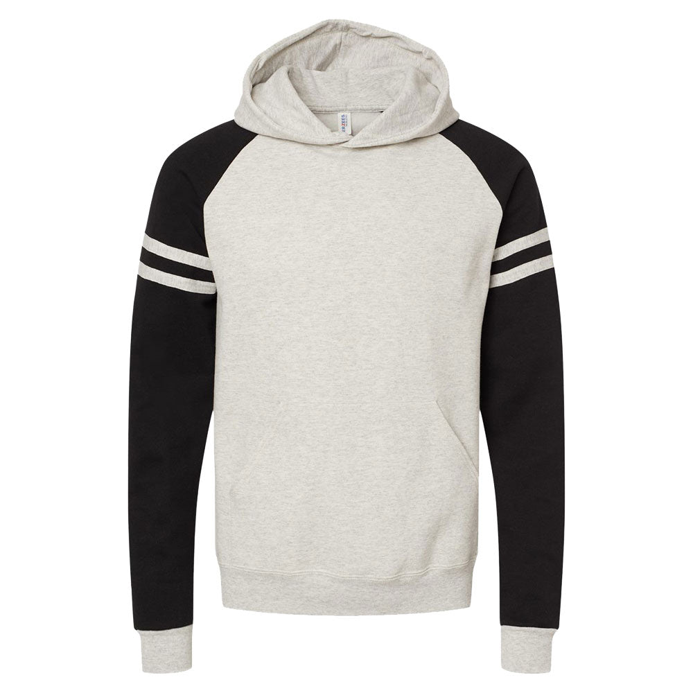 JERZEES - Nublend® Varsity Colorblocked Raglan Hooded Sweatshirt