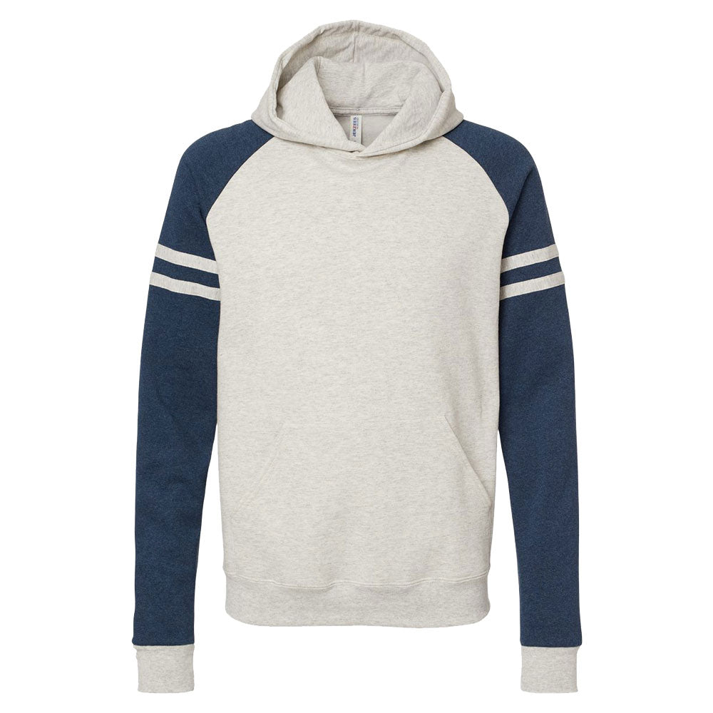 JERZEES - Nublend® Varsity Colorblocked Raglan Hooded Sweatshirt