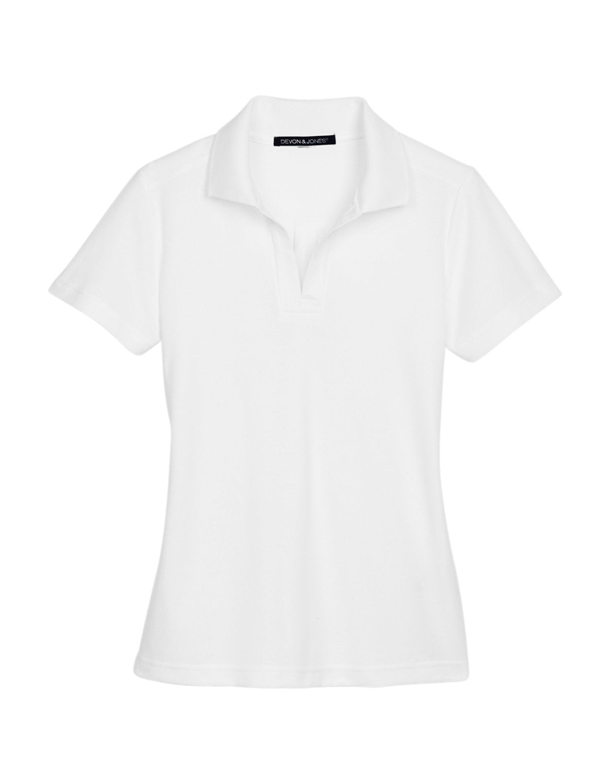Devon & Jones CrownLux Performance™ Ladies' Plaited Polo