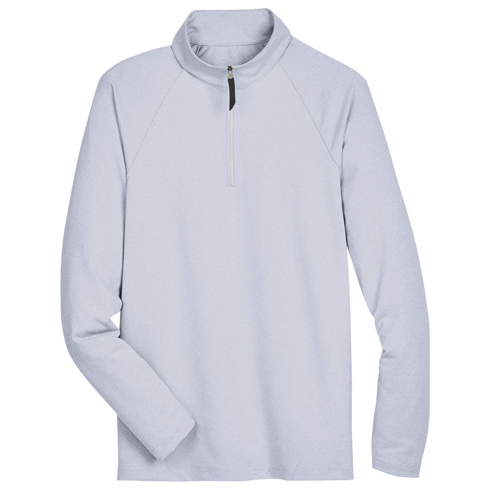 Devon & Jones CrownLux Performance™ Men's Clubhouse Micro-Stripe Quarter-Zip