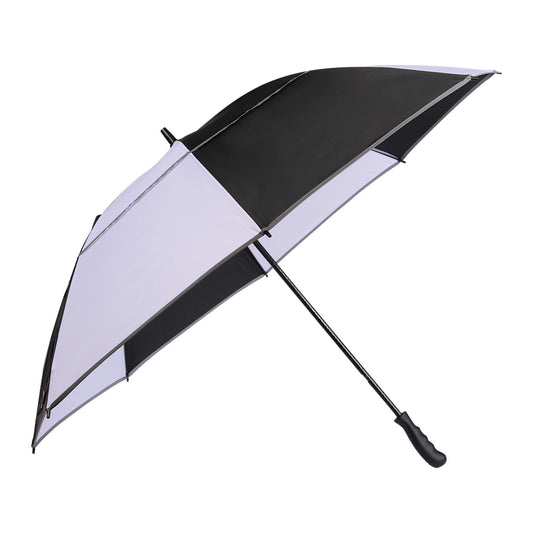 62" RPET Golf Umbrella with Reflective Trim