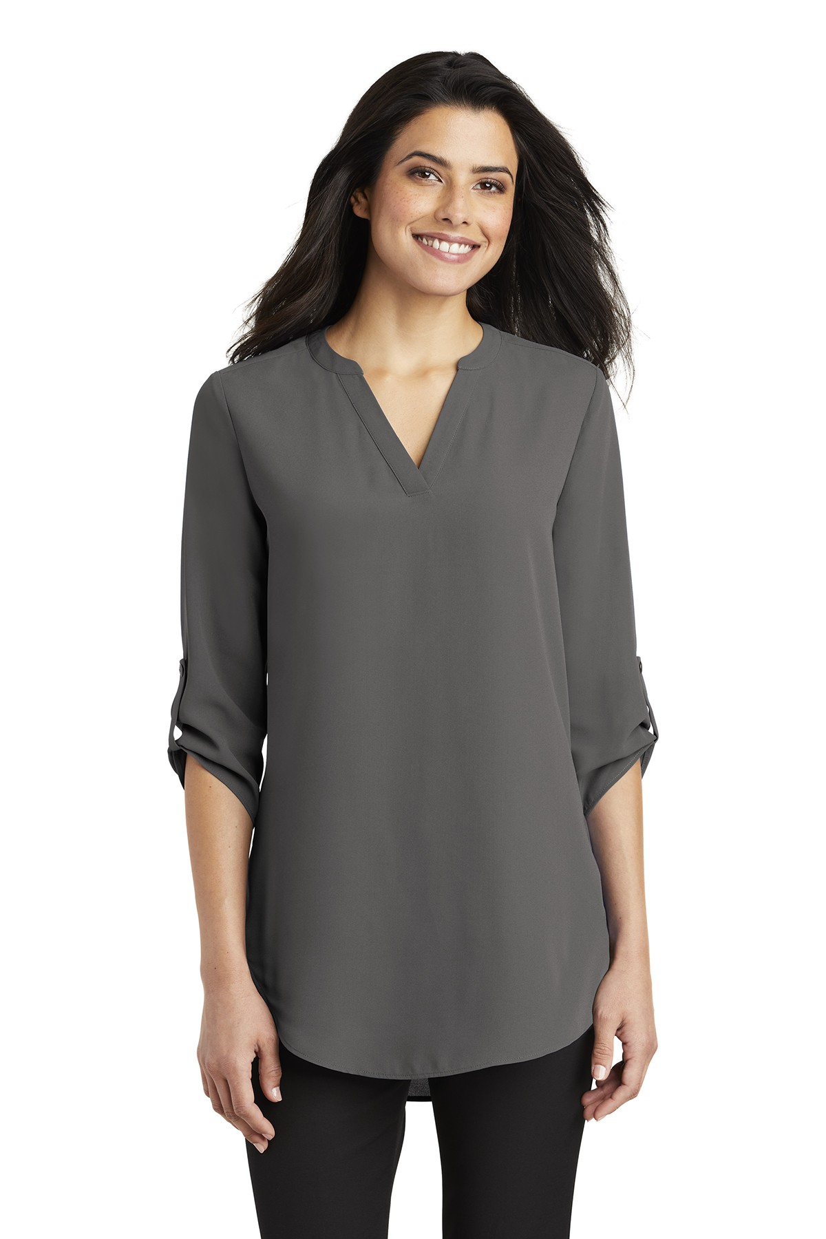 Port Authority Ladies 3/4 Sleeve Tunic Blouse