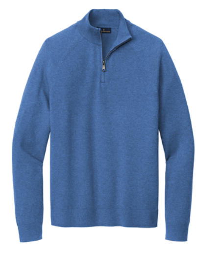 Brooks Brothers® Cotton Stretch 1/4-Zip Sweater