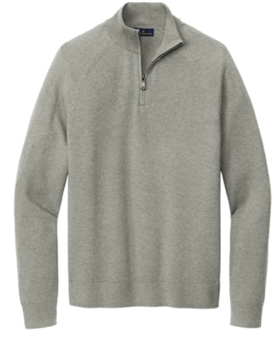 Brooks Brothers® Cotton Stretch 1/4-Zip Sweater