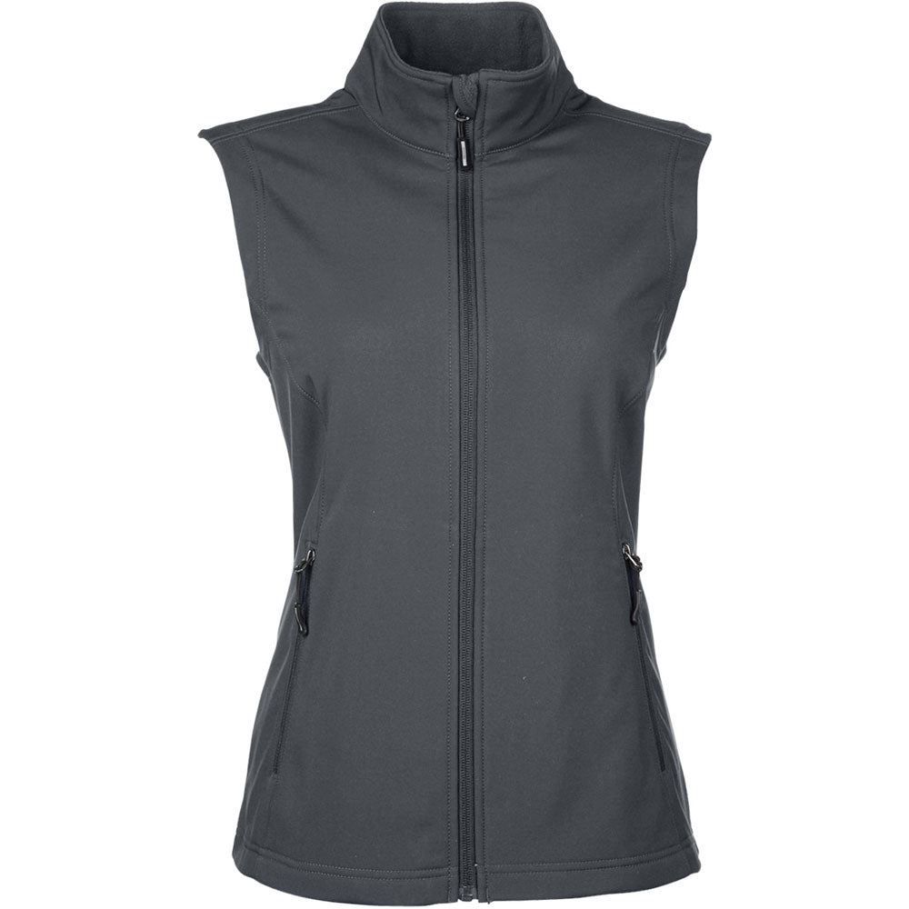 Core 365 Ladies' Cruise Two-Layer Fleece Bonded Soft Shell Vest