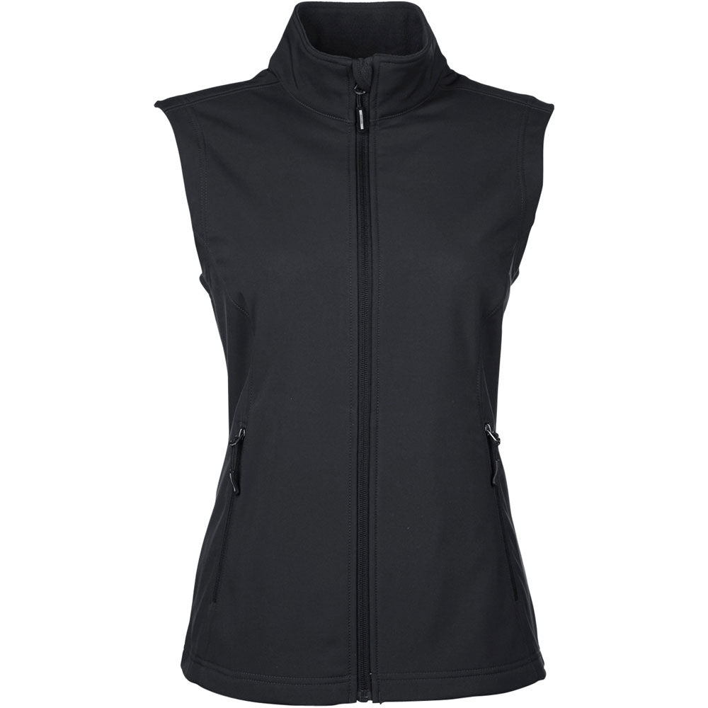 Core 365 Ladies' Cruise Two-Layer Fleece Bonded Soft Shell Vest