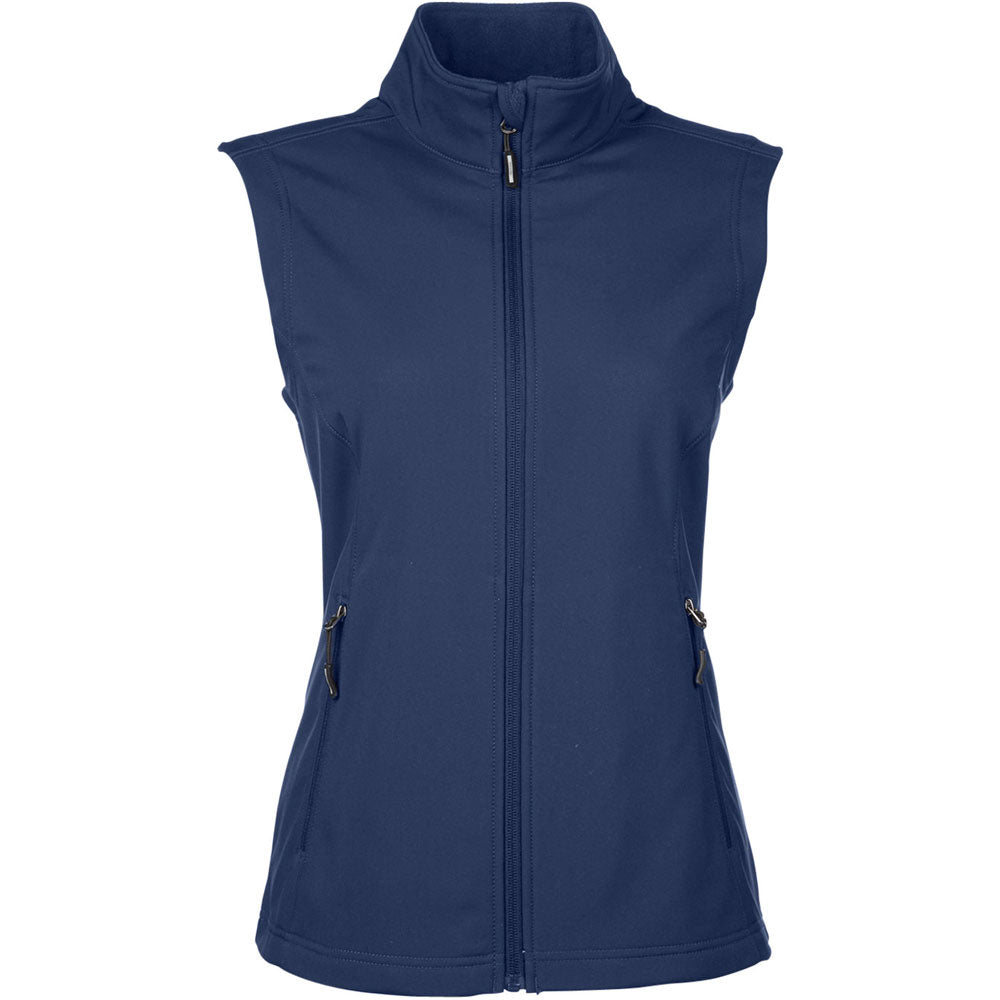 Core 365 Ladies' Cruise Two-Layer Fleece Bonded Soft Shell Vest