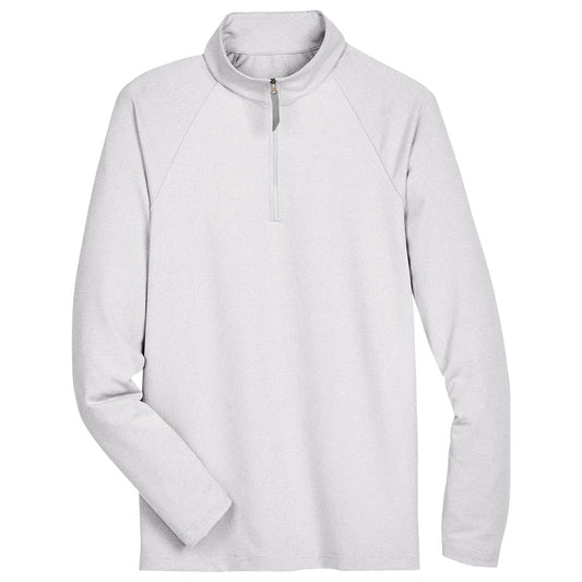 Devon & Jones CrownLux Performance™ Men's Clubhouse Micro-Stripe Quarter-Zip